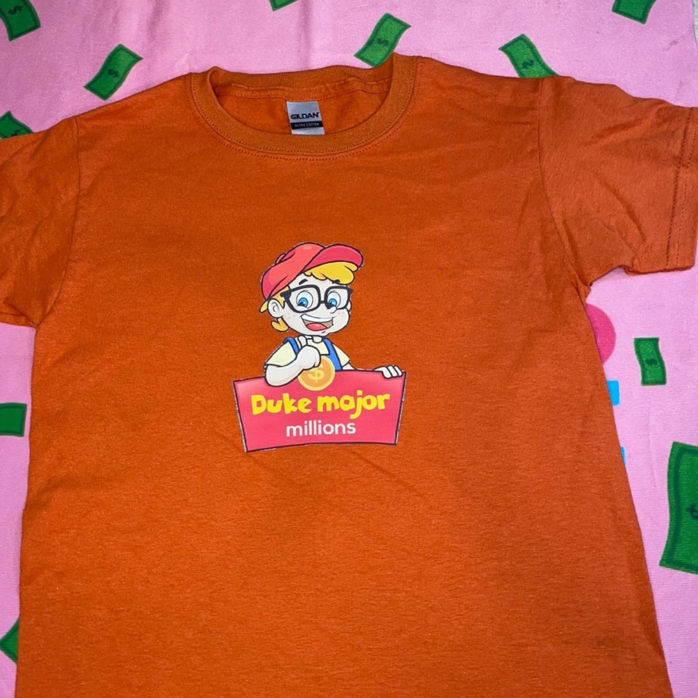 Duke major millions boys shirt